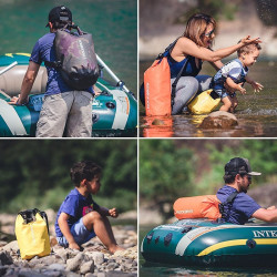 New outdoor waterproof bag swimming storage bag travel beach backpack rafting single shoulder bucket bag