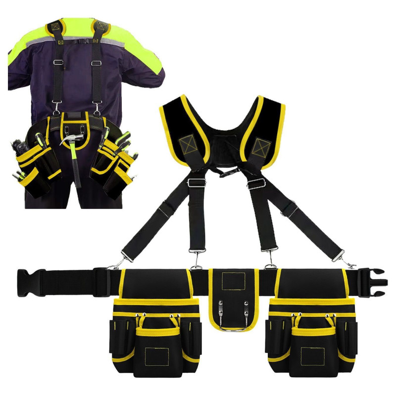 Toolkit wear-resistant durable waist bag iron hook single bag double bag electrician maintenance bag