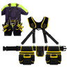 Toolkit wear-resistant durable waist bag iron hook single bag double bag electrician maintenance bag