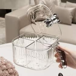 Seasoning box kitchen household seasoning salt pot set integrated multi-grid combination