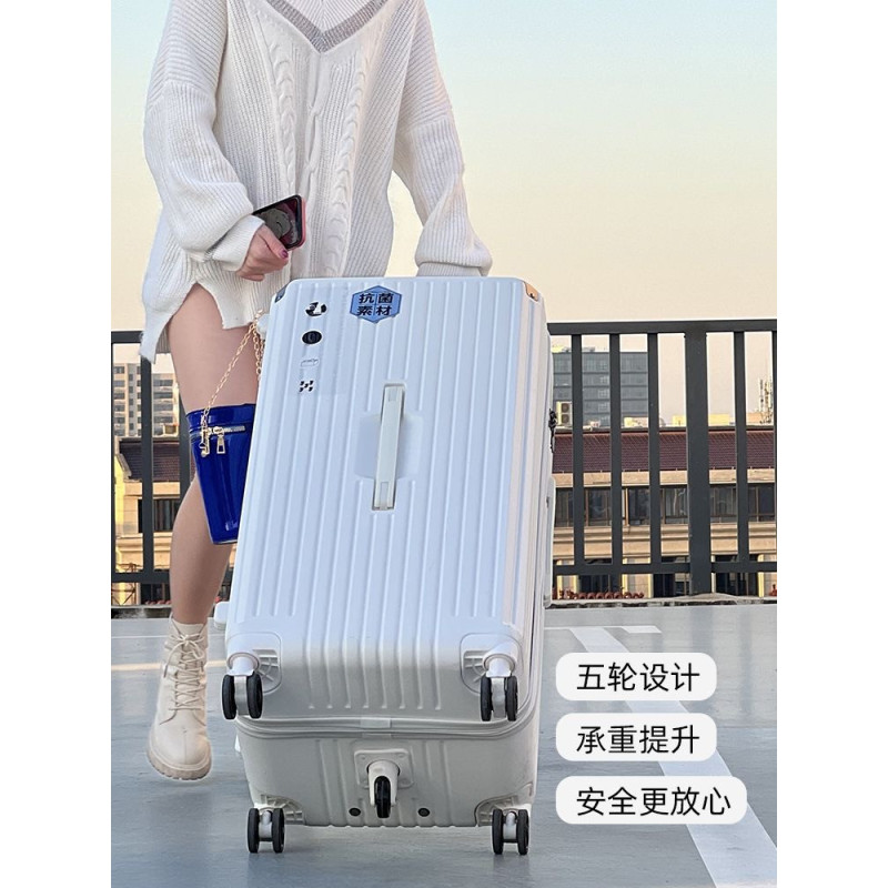 Large-capacity suitcase, pull-rod suitcase, five-wheel password suitcase