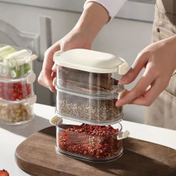 Spice storage box seasoning jar box