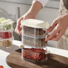 Spice storage box seasoning jar box