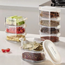 Spice storage box seasoning jar box