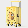 Trendy wide pull-rod suitcase women's sturdy and durable travel case