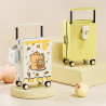 Trendy wide pull-rod suitcase women's sturdy and durable travel case
