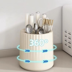 Kitchen rotating knife rack