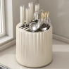 Kitchen rotating knife rack