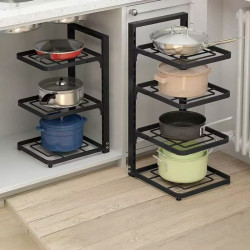 Countertop kitchen rack for pots
