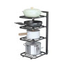 Countertop kitchen rack for pots