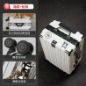 Suitcase large-capacity aluminum frame strong pull rod box durable universal wheel