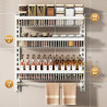 Punch-free door rear shelf kitchen wall-mounted adjustable