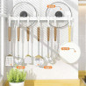 Kitchen shelf hanging rod punch-free wall hanging