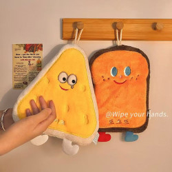 Hanging towel absorbent
