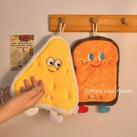 Hanging towel absorbent