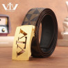 V.V.Brown Italian brand original windmill pattern belt men's genuine leather