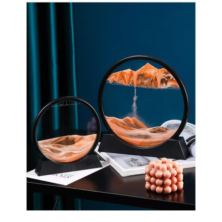 Light luxury 3 quicksand painting ornaments