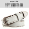 Genuine leather women's belt women's versatile simple thin wide belt girls' fashion