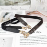Light luxury women's belt elastic rubber band stretchable dress coat belt