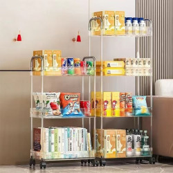Transparent acrylic trolley rack