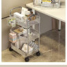 Transparent acrylic trolley rack
