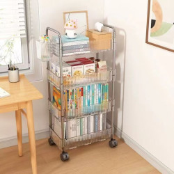 Transparent acrylic trolley rack