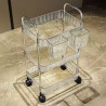 Transparent acrylic trolley rack
