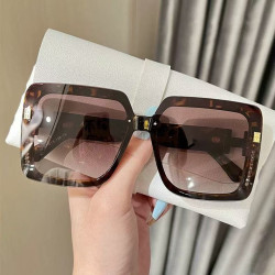 Large frame TAC lens anti-strong light sunscreen Internet celebrity sunglasses