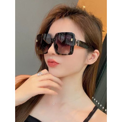 Large frame TAC lens anti-strong light sunscreen Internet celebrity sunglasses