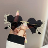 Love Tears Sunglasses Women's Rhinestone Photo Sunglasses High-end Diamond Sunglasses