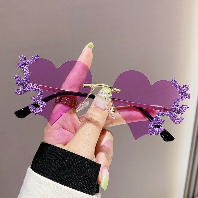 Love Tears Sunglasses Women's Rhinestone Photo Sunglasses High-end Diamond Sunglasses