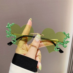 Love Tears Sunglasses Women's Rhinestone Photo Sunglasses High-end Diamond Sunglasses