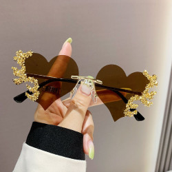 Love Tears Sunglasses Women's Rhinestone Photo Sunglasses High-end Diamond Sunglasses