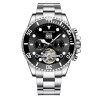 Green Water Ghost Fully Automatic Mechanical Watch Men's Tourbillon Steel Band Waterproof Luminous