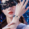 Swiss waterproof fashion Rome imported high-quality diamond women's watch authentic gift