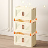 Foldable storage cabinet