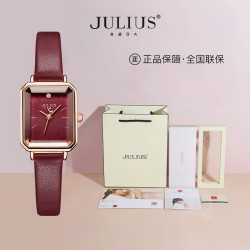 Temperament belt, white, small, versatile square small dial, high-quality women's watch, women