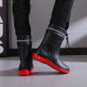 High-end rain boots for men and women, new closed waterproof shoes, short and medium-length non-slip