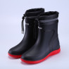 High-end rain boots for men and women, new closed waterproof shoes, short and medium-length non-slip