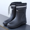 High-end rain boots for men and women, new closed waterproof shoes, short and medium-length non-slip
