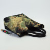 National style embroidered bag canvas peacock embroidery handbag diagonal bag