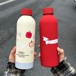 Cute thermos cup with high appearance