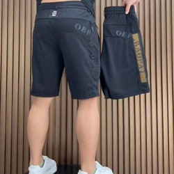 Ice silk casual suit elastic print breathable mesh refreshing sports shorts - T-shirt