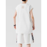 Guochao Ice Silk Sleeveless T-shirt Men's Quick-drying Vest Shorts Casual Set