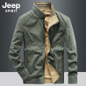 JEEP double-sided coat dad wear loose plus size stand-up collar jacket