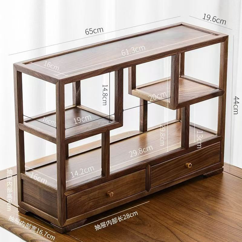 Tea set storage rack