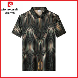 Quick-drying T-shirt mulberry silk casual authentic versatile business polo shirt fashion T
