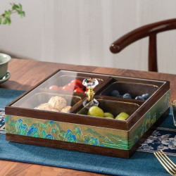 Light luxury new Chinese style dried fruit box