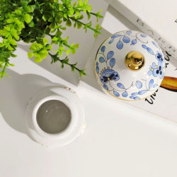 New European style high-end toothpick box ceramic toothpick holder