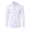Four-sided elastic iron-free men's long-sleeved shirt silky vertical feeling